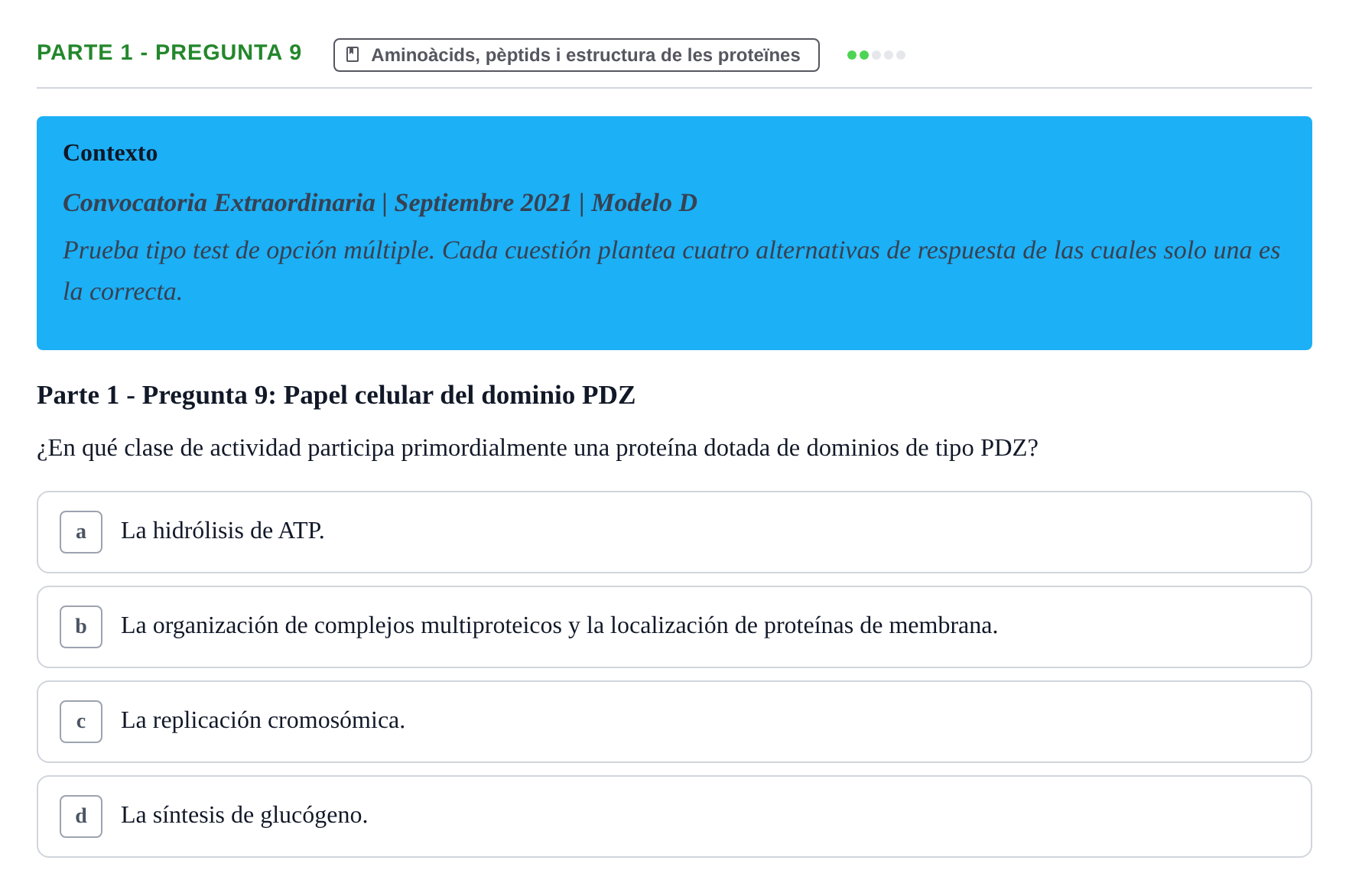 Enunciado: Parte 1 - Pregunta 9