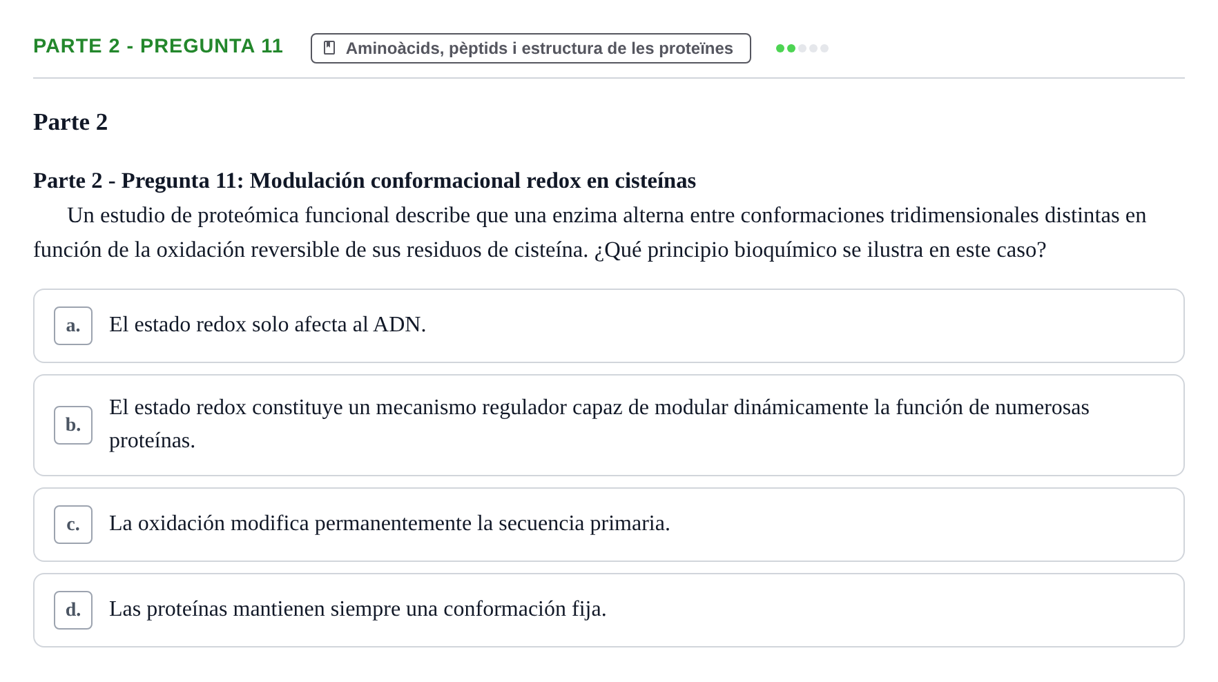 Enunciado: Parte 2 - Pregunta 11
