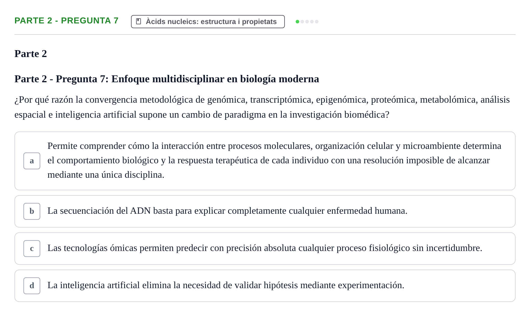 Enunciado: Parte 2 - Pregunta 7