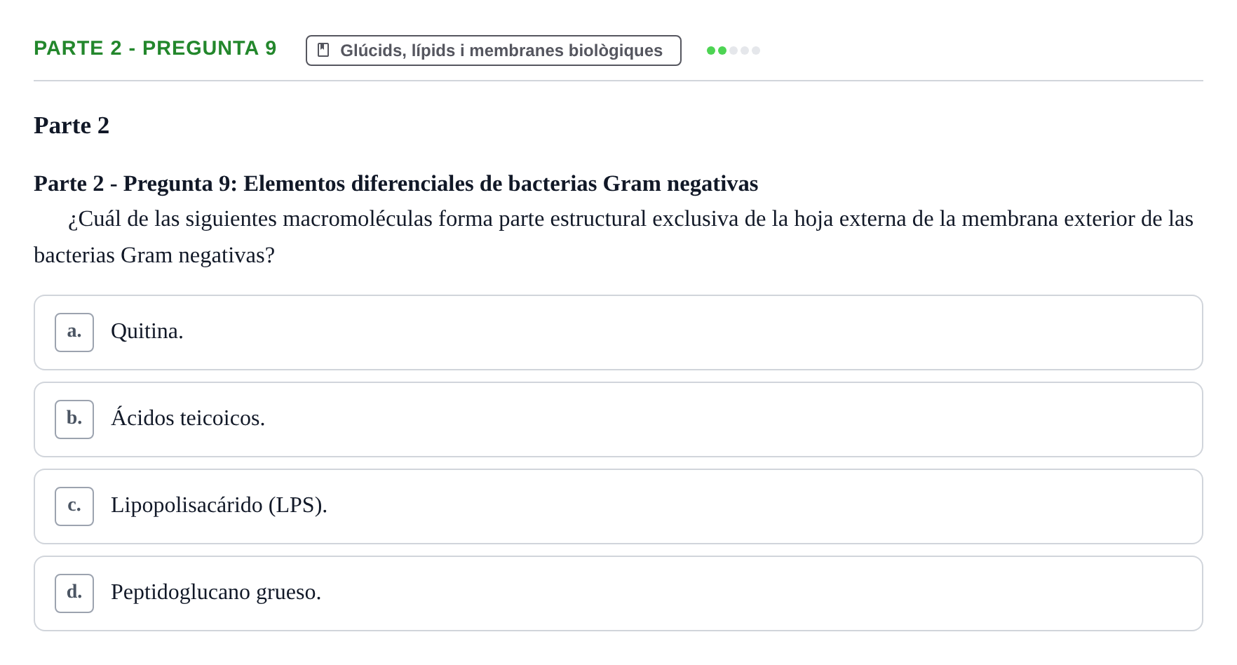 Enunciado: Parte 2 - Pregunta 9