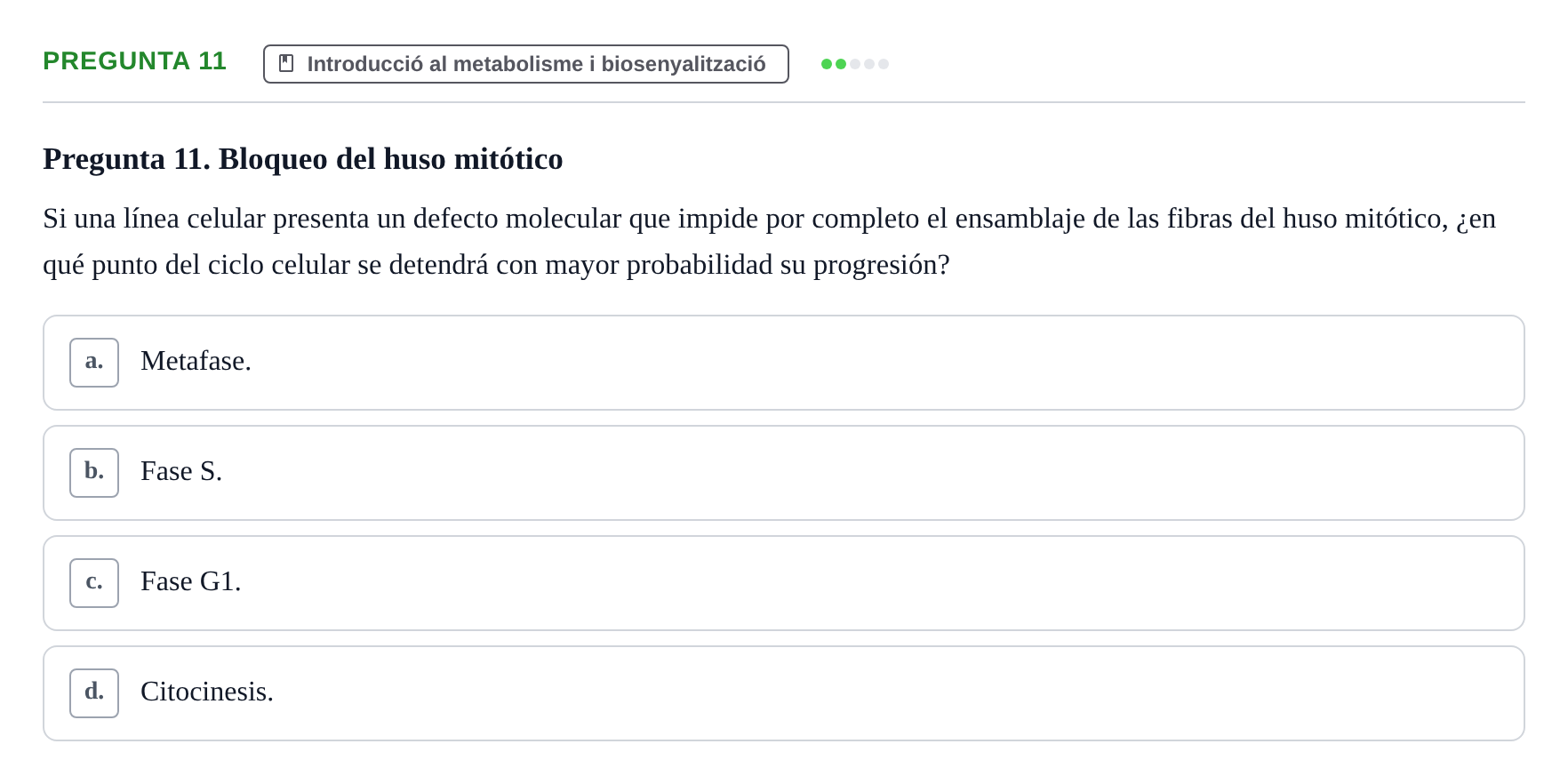 Enunciado: Pregunta 11