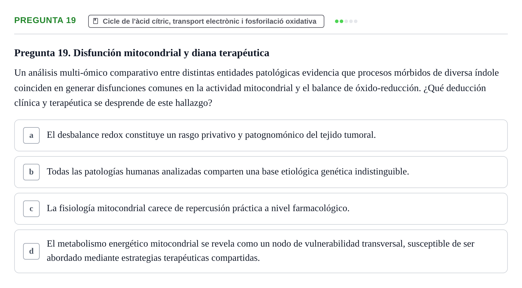 Enunciado: Pregunta 19
