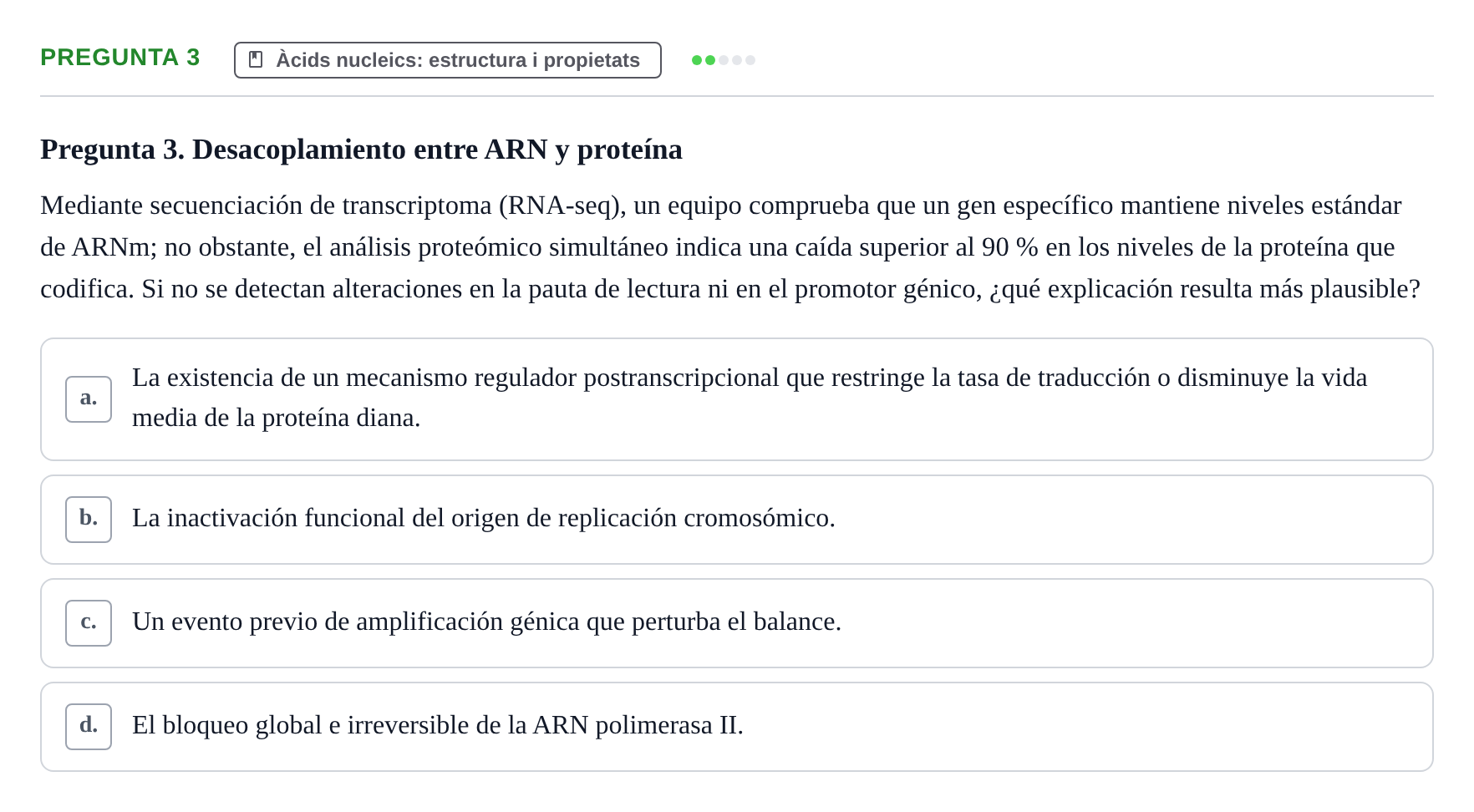 Enunciado: Pregunta 3