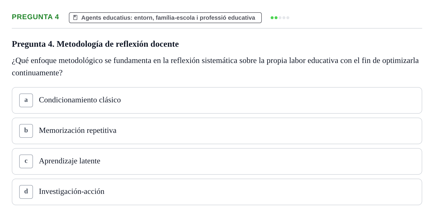 Enunciado: Pregunta 4