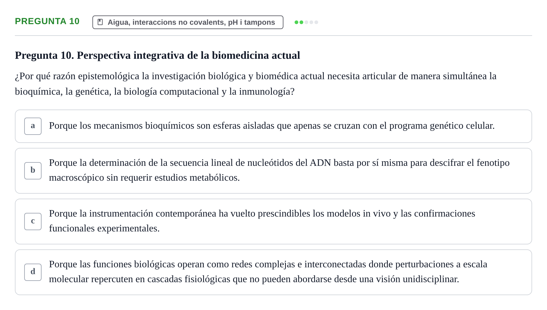 Enunciado: Pregunta 10