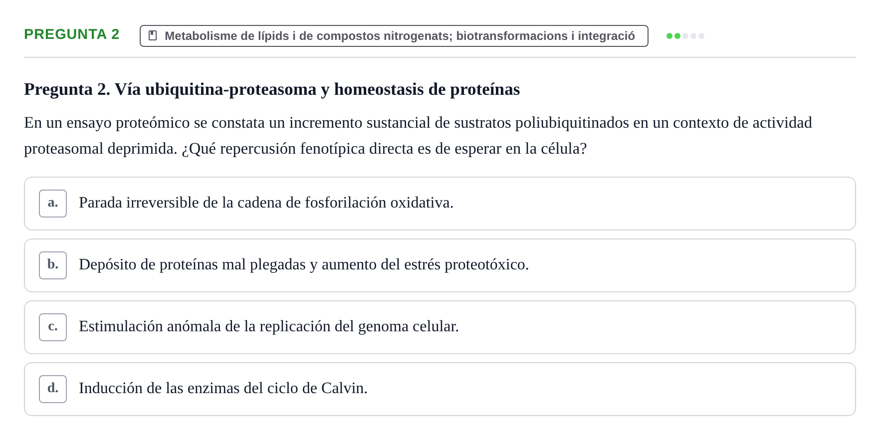 Enunciado: Pregunta 2