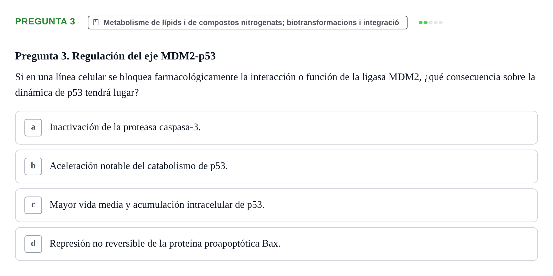 Enunciado: Pregunta 3