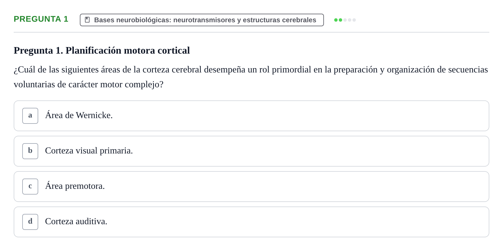 Enunciado: Pregunta 1