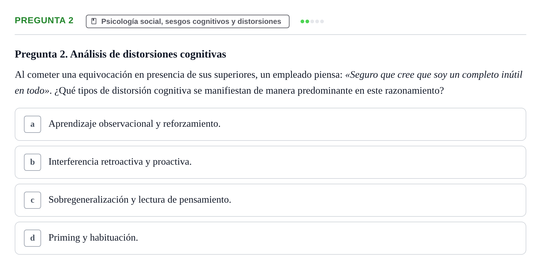 Enunciado: Pregunta 2