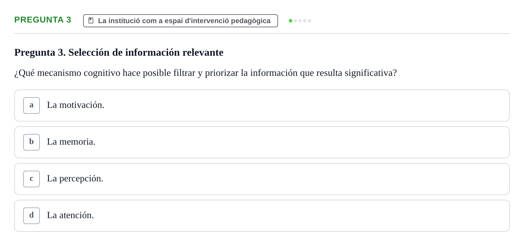 Enunciado: Pregunta 3