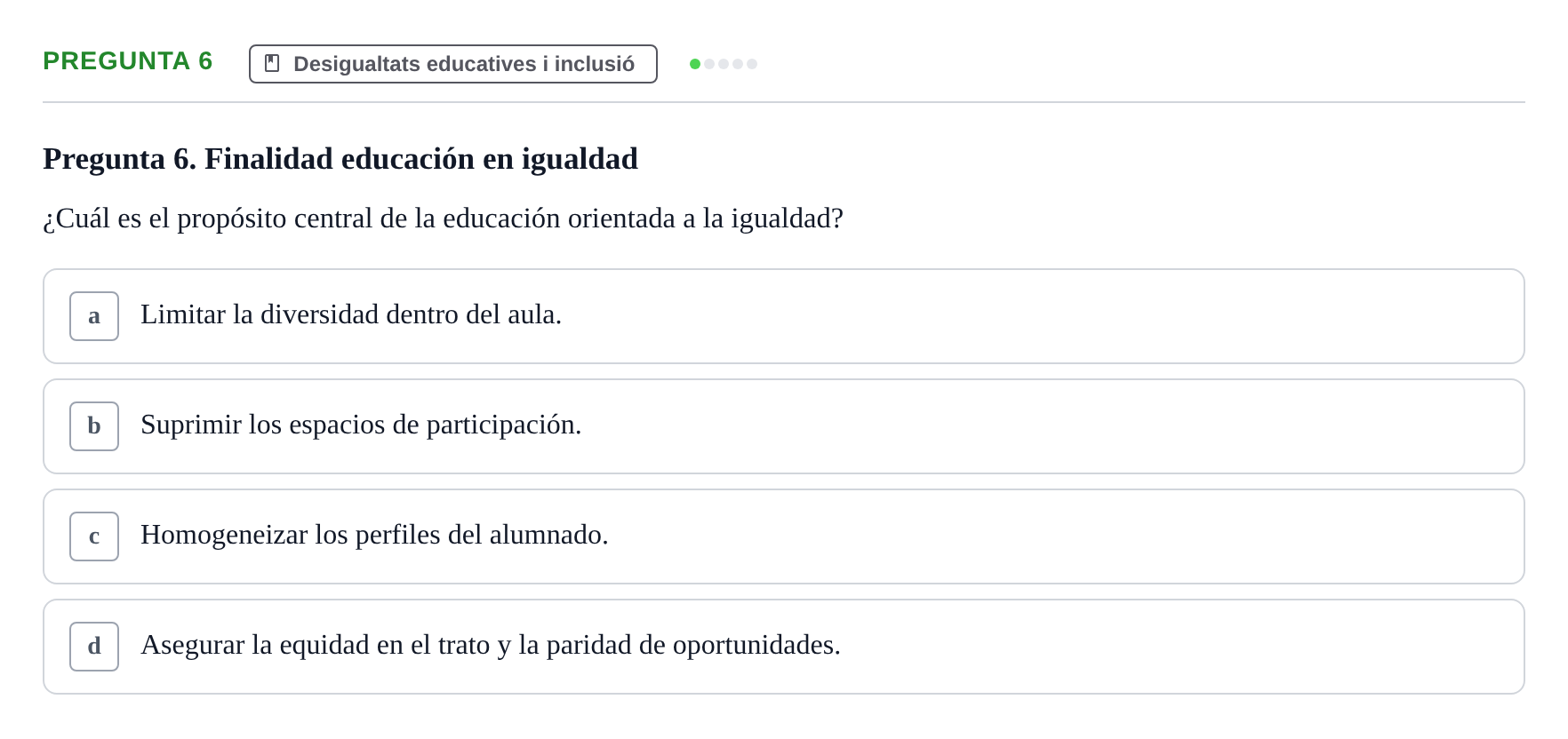 Enunciado: Pregunta 6