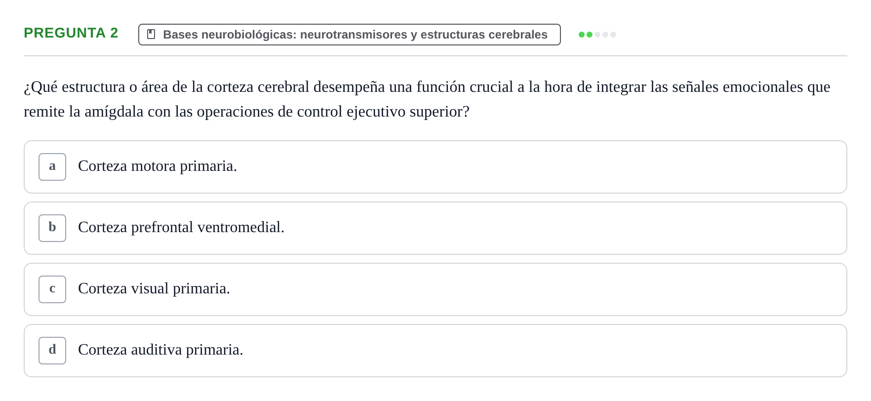 Enunciado: Pregunta 2