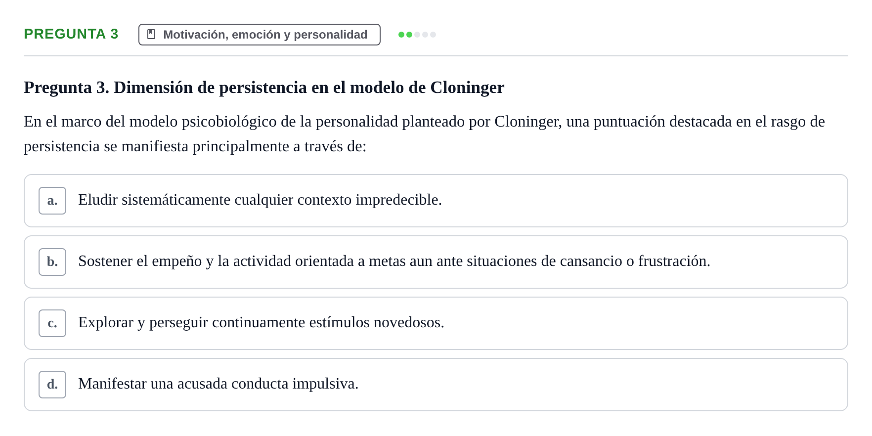 Enunciado: Pregunta 3