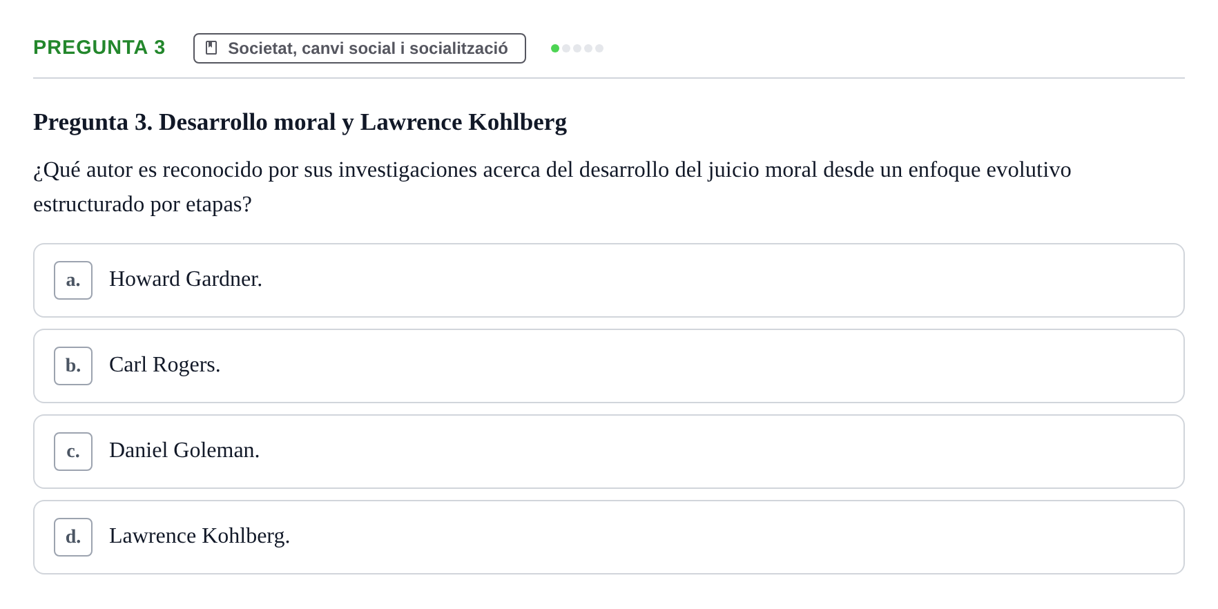 Enunciado: Pregunta 3