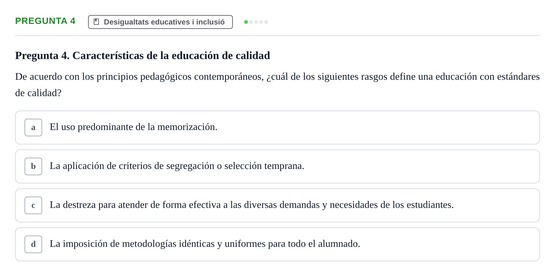Enunciado: Pregunta 4