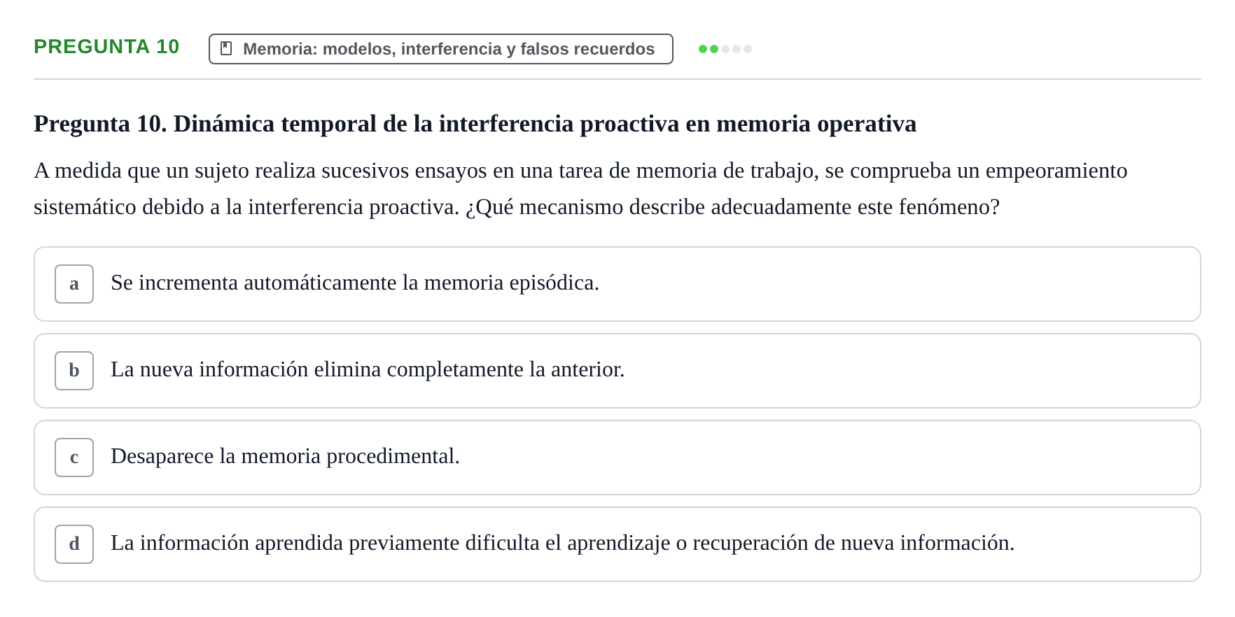 Enunciado: Pregunta 10