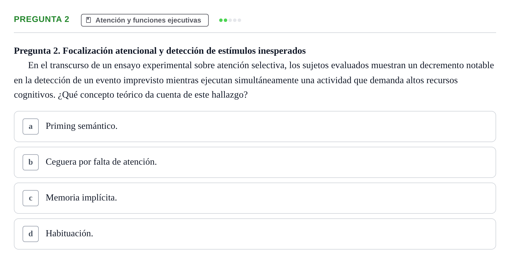 Enunciado: Pregunta 2
