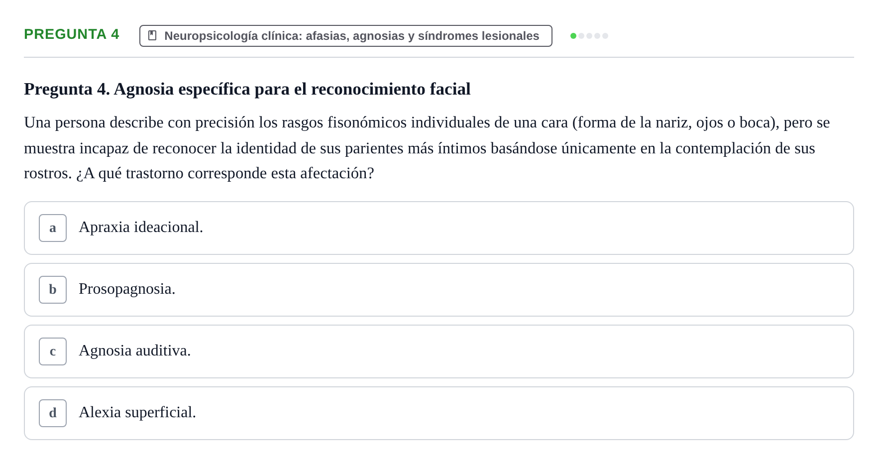 Enunciado: Pregunta 4