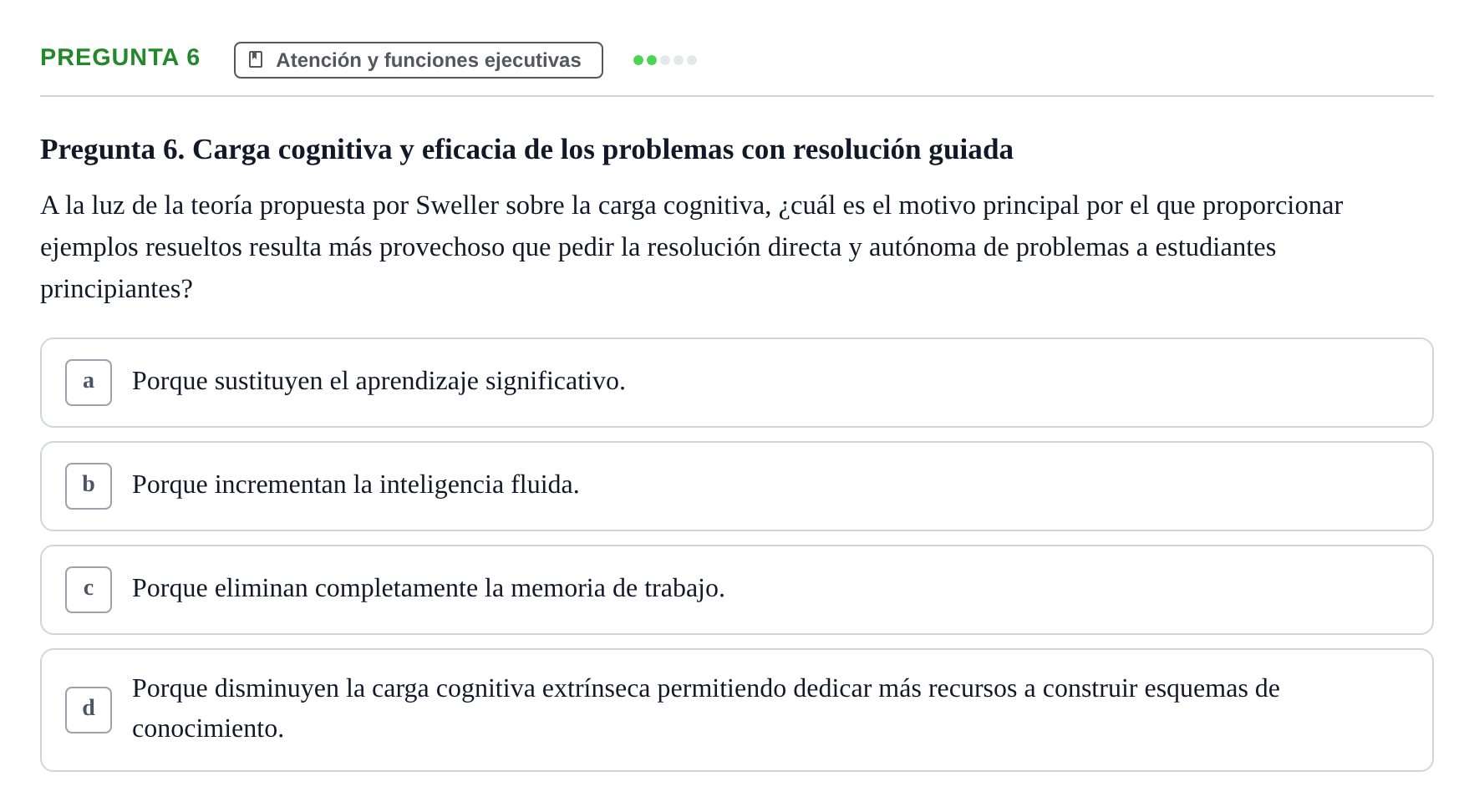 Enunciado: Pregunta 6