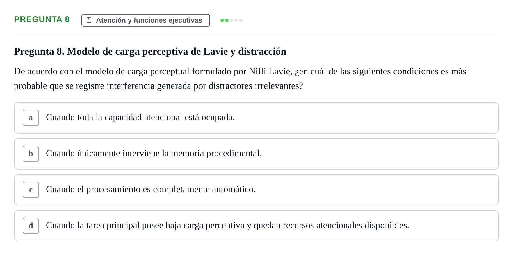 Enunciado: Pregunta 8