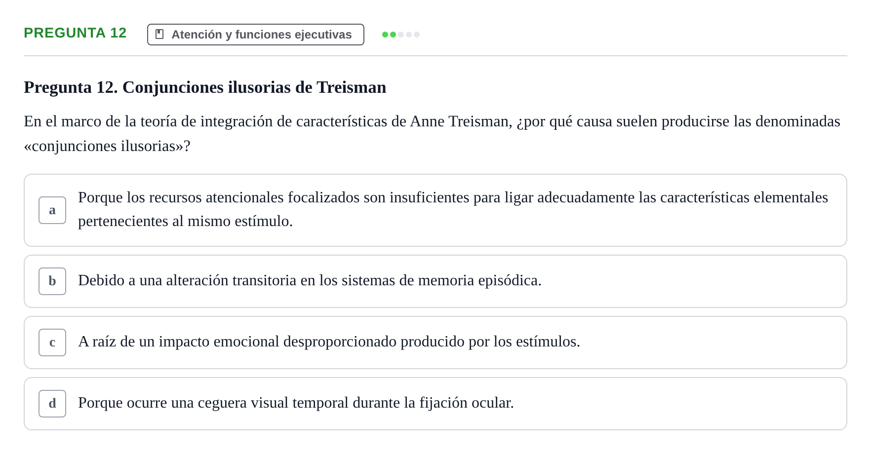 Enunciado: Pregunta 12