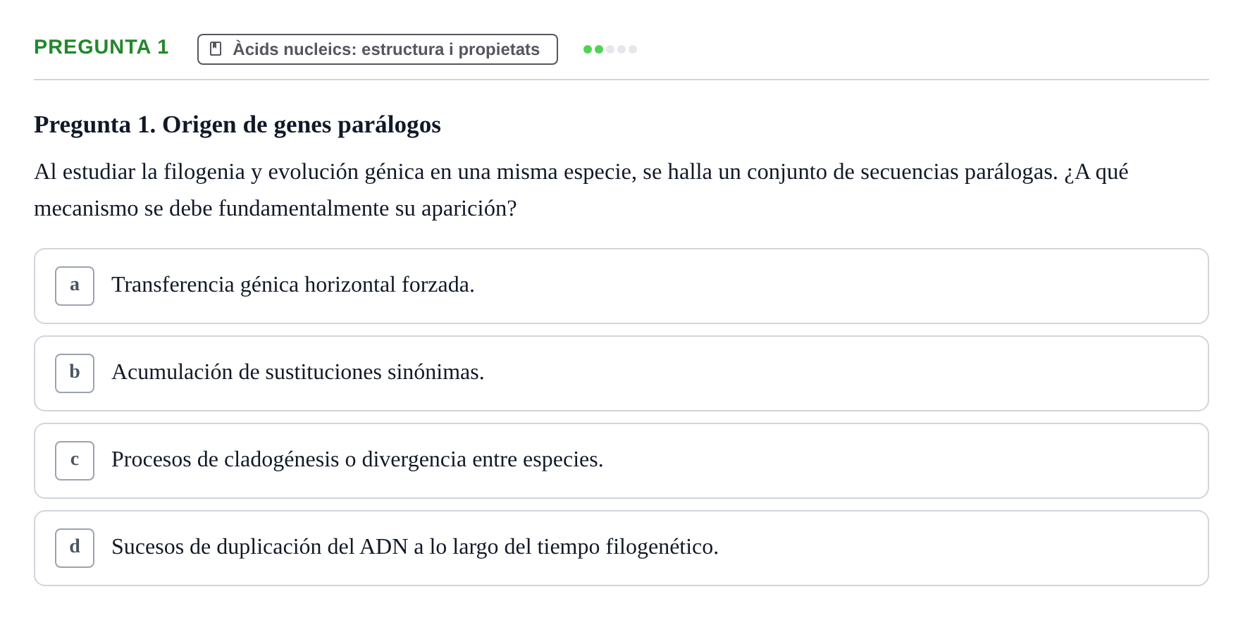 Enunciado: Pregunta 1