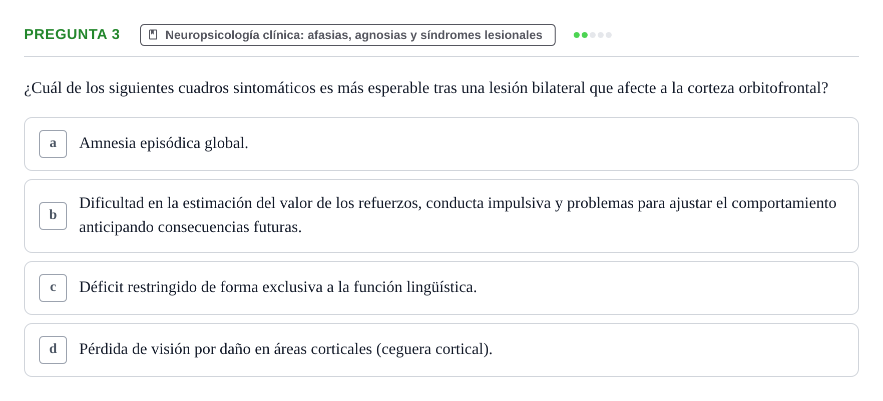 Enunciado: Pregunta 3