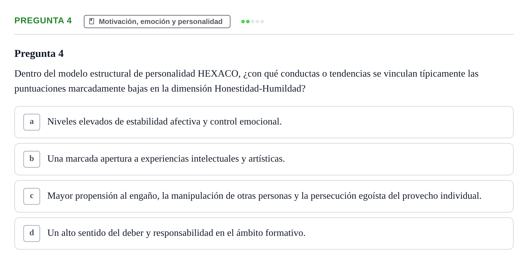 Enunciado: Pregunta 4