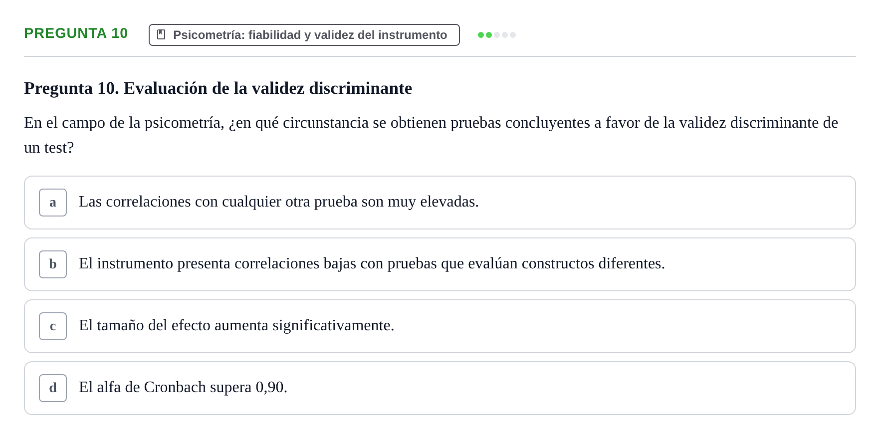Enunciado: Pregunta 10