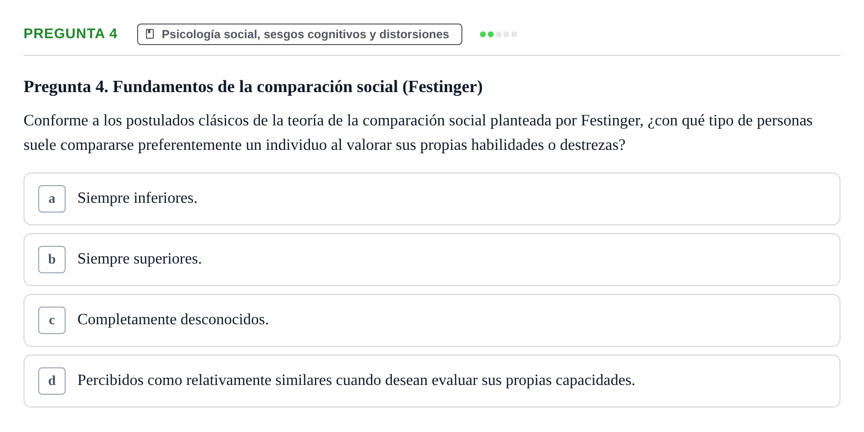 Enunciado: Pregunta 4