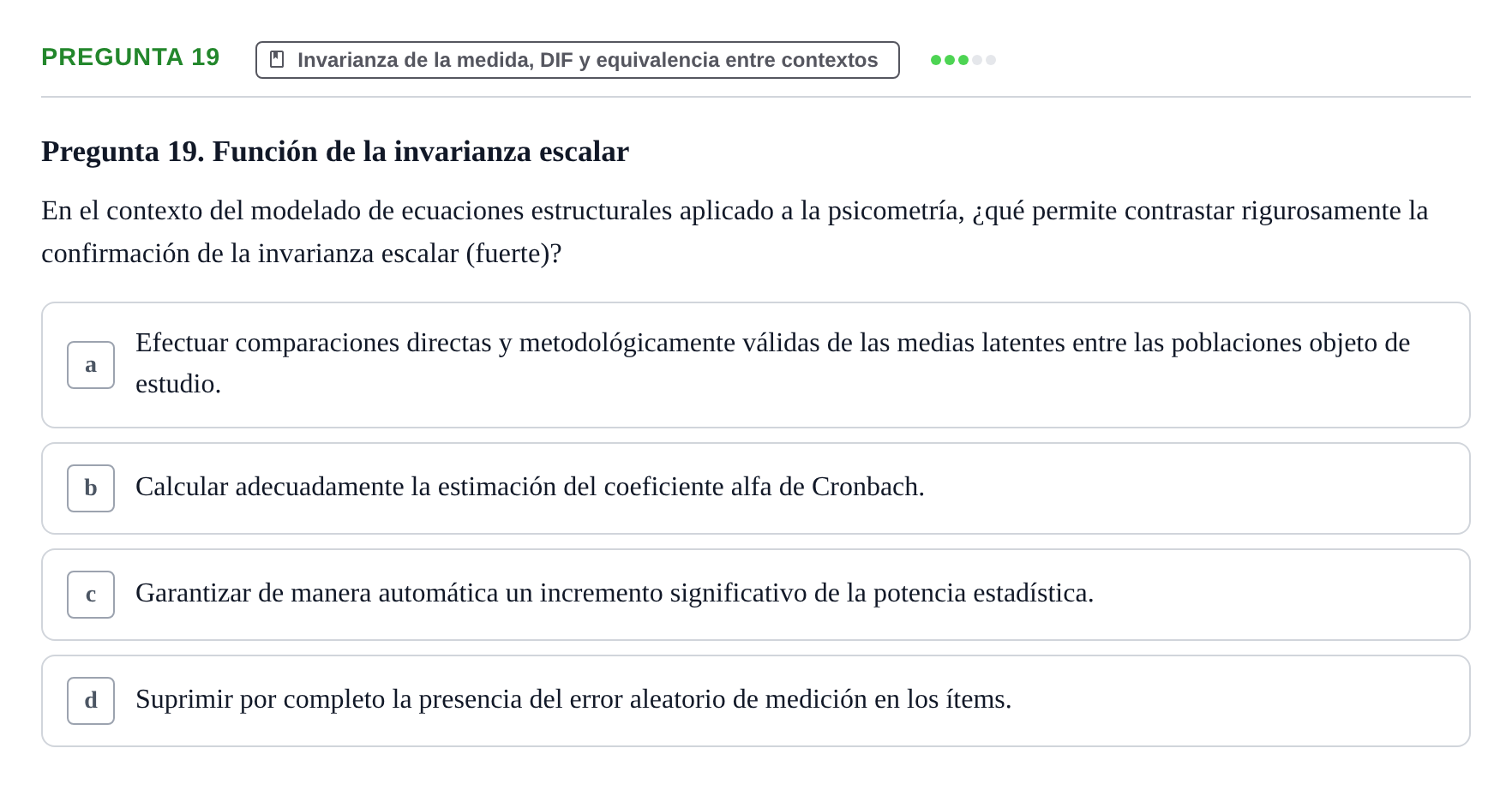 Enunciado: Pregunta 19