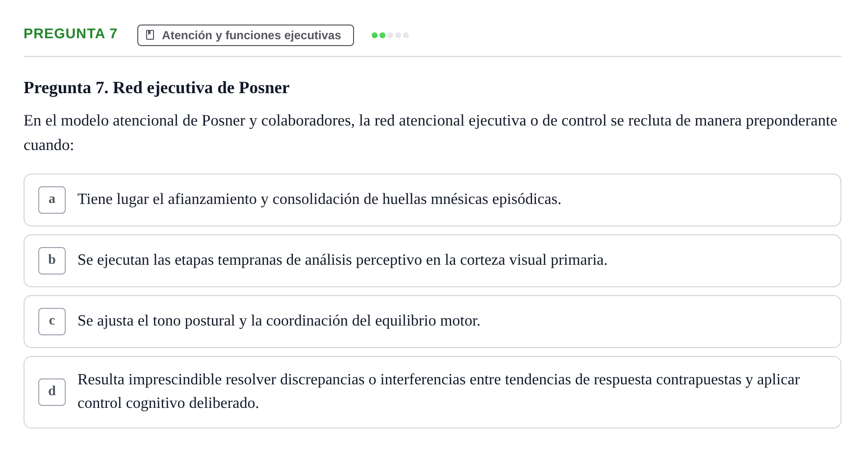 Enunciado: Pregunta 7