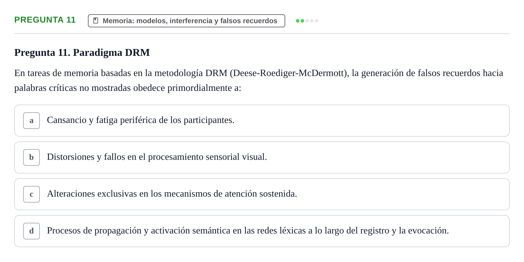 Enunciado: Pregunta 11