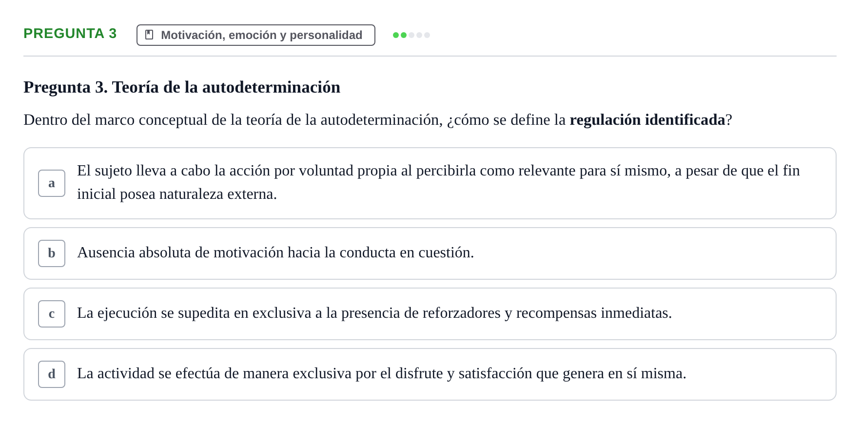 Enunciado: Pregunta 3