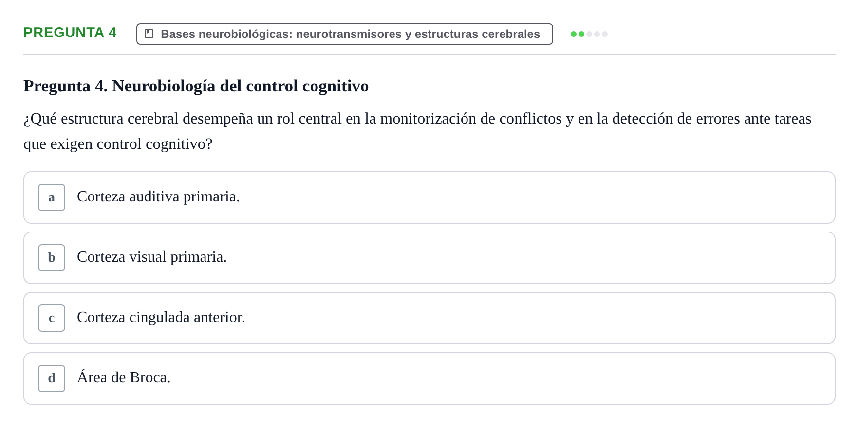 Enunciado: Pregunta 4