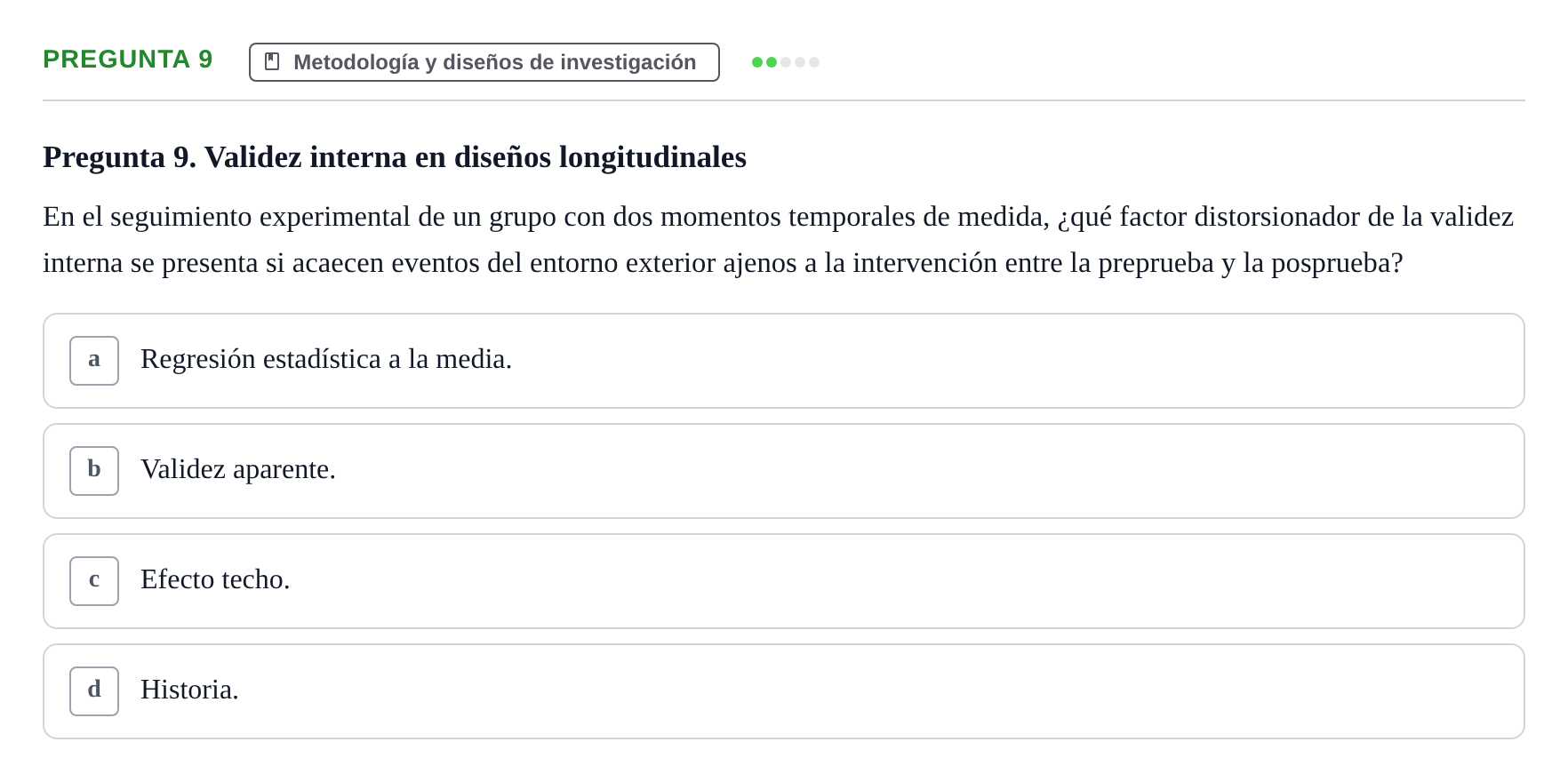 Enunciado: Pregunta 9