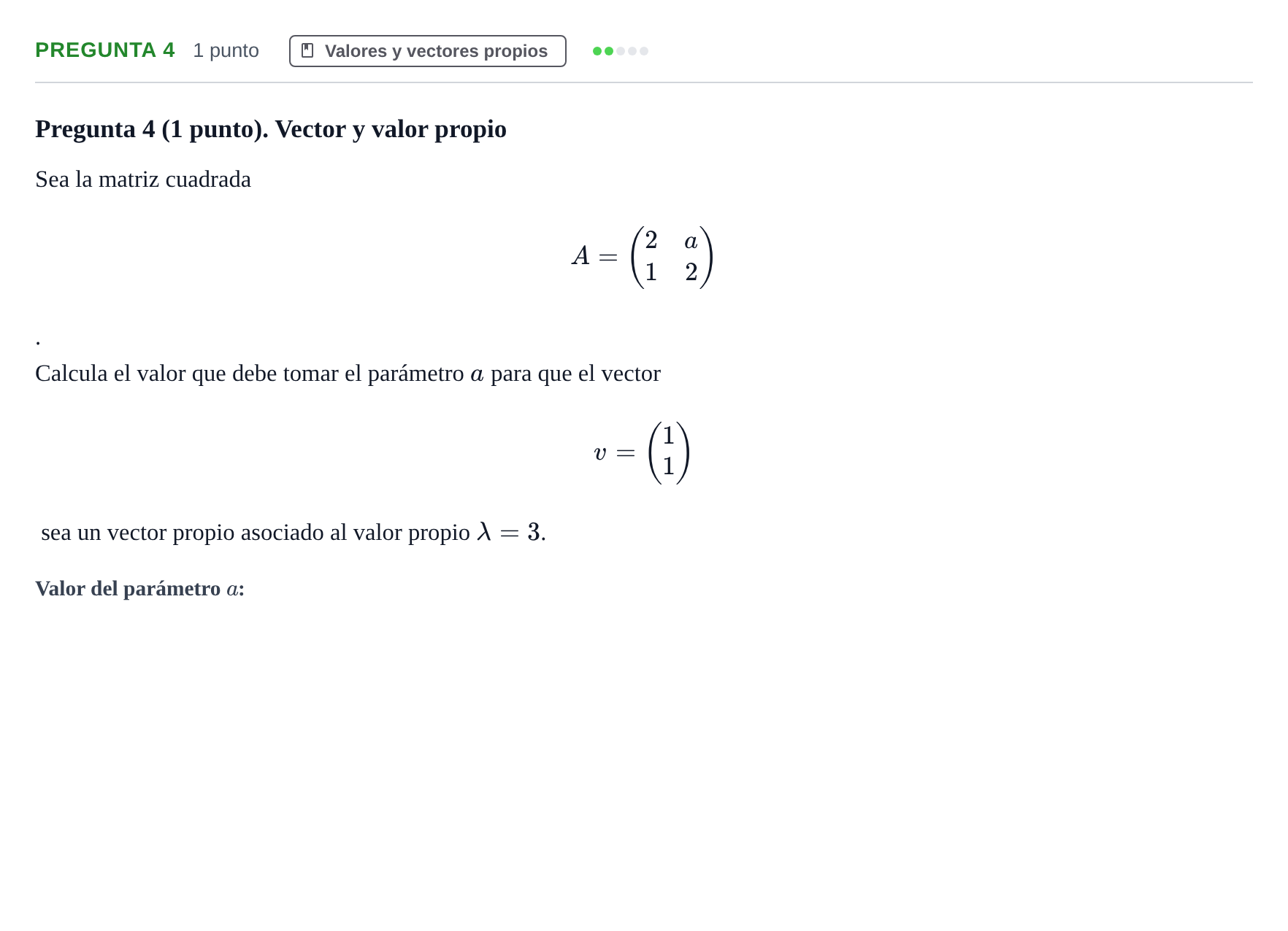 Enunciado: Pregunta 4 · Fundamentos de Matemáticas UOC Juny 2021