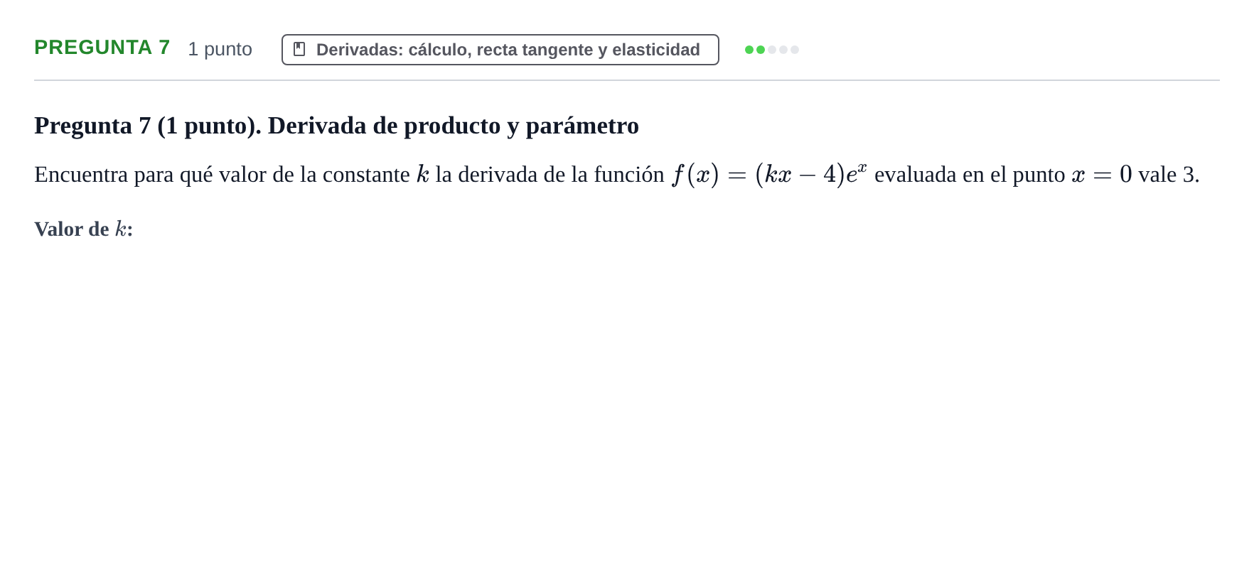 Enunciado: Pregunta 7 · Fundamentos de Matemáticas UOC Juny 2021