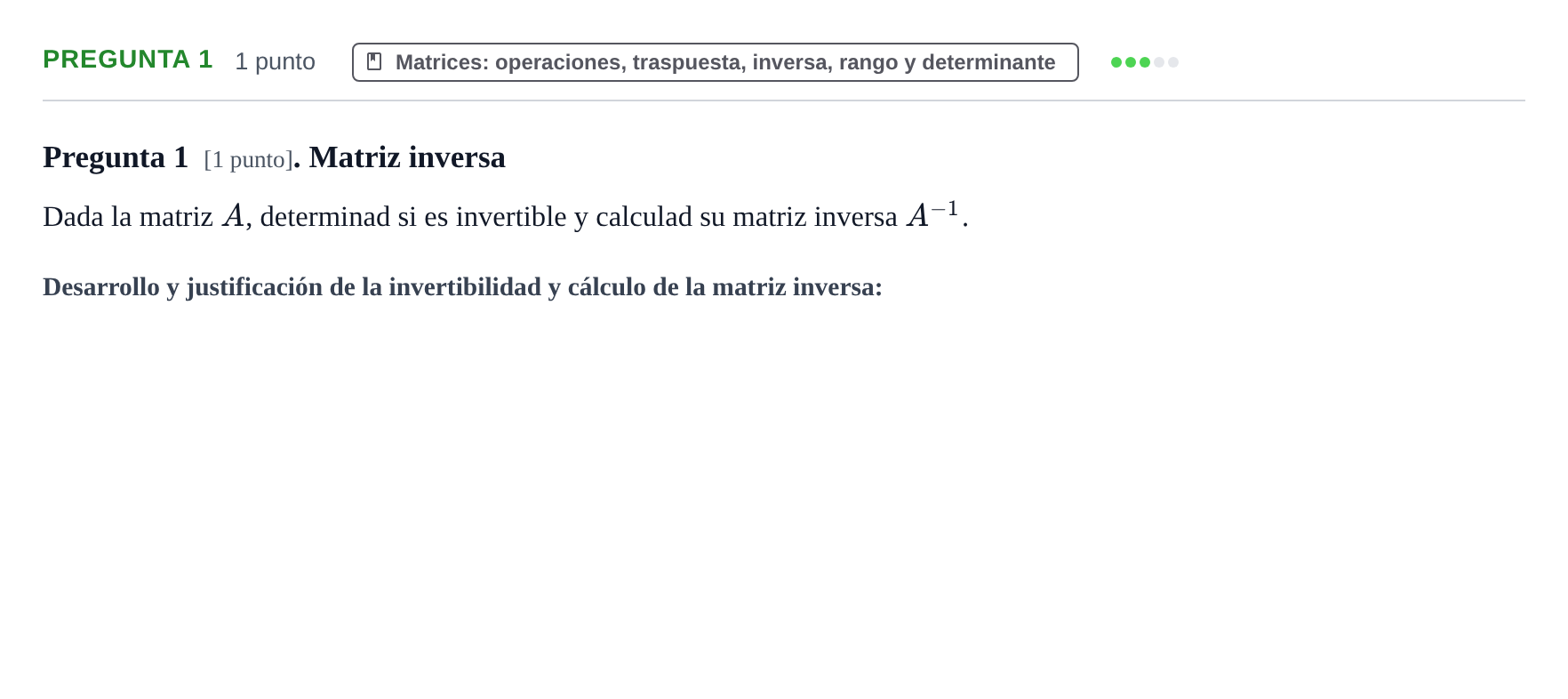 Enunciado: Pregunta 1 · Fundamentos de Matemáticas UOC 2020