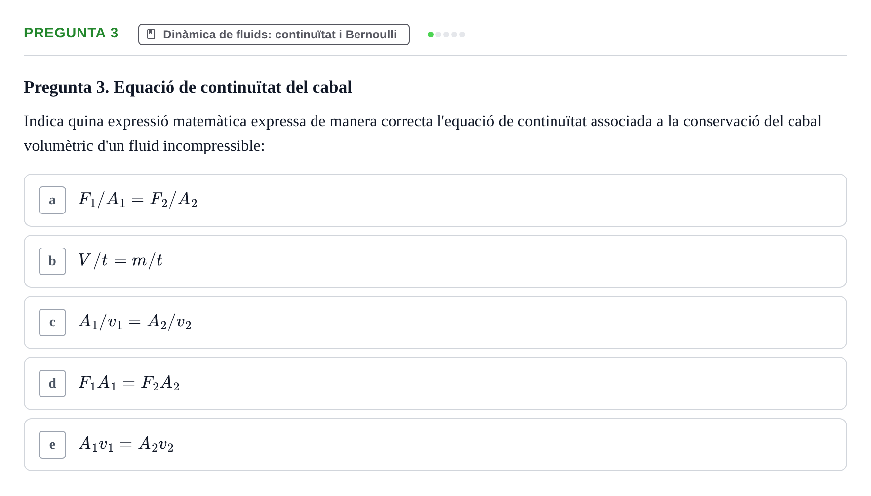 Enunciado: Pregunta 3 · Física I i II UAB 2021