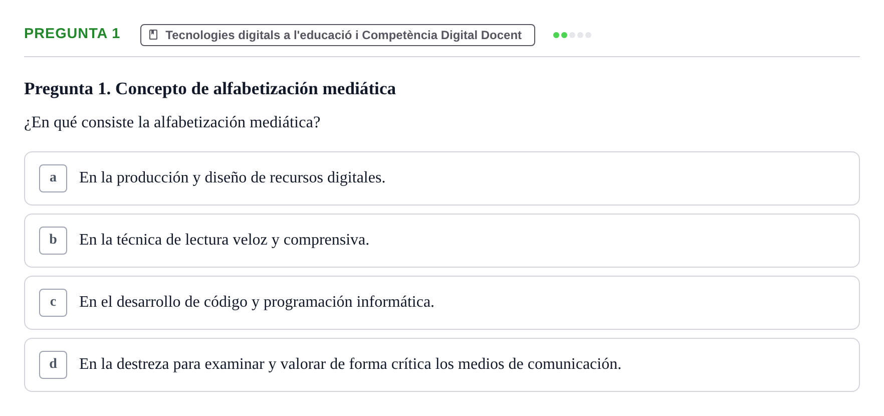 Enunciado: Pregunta 1