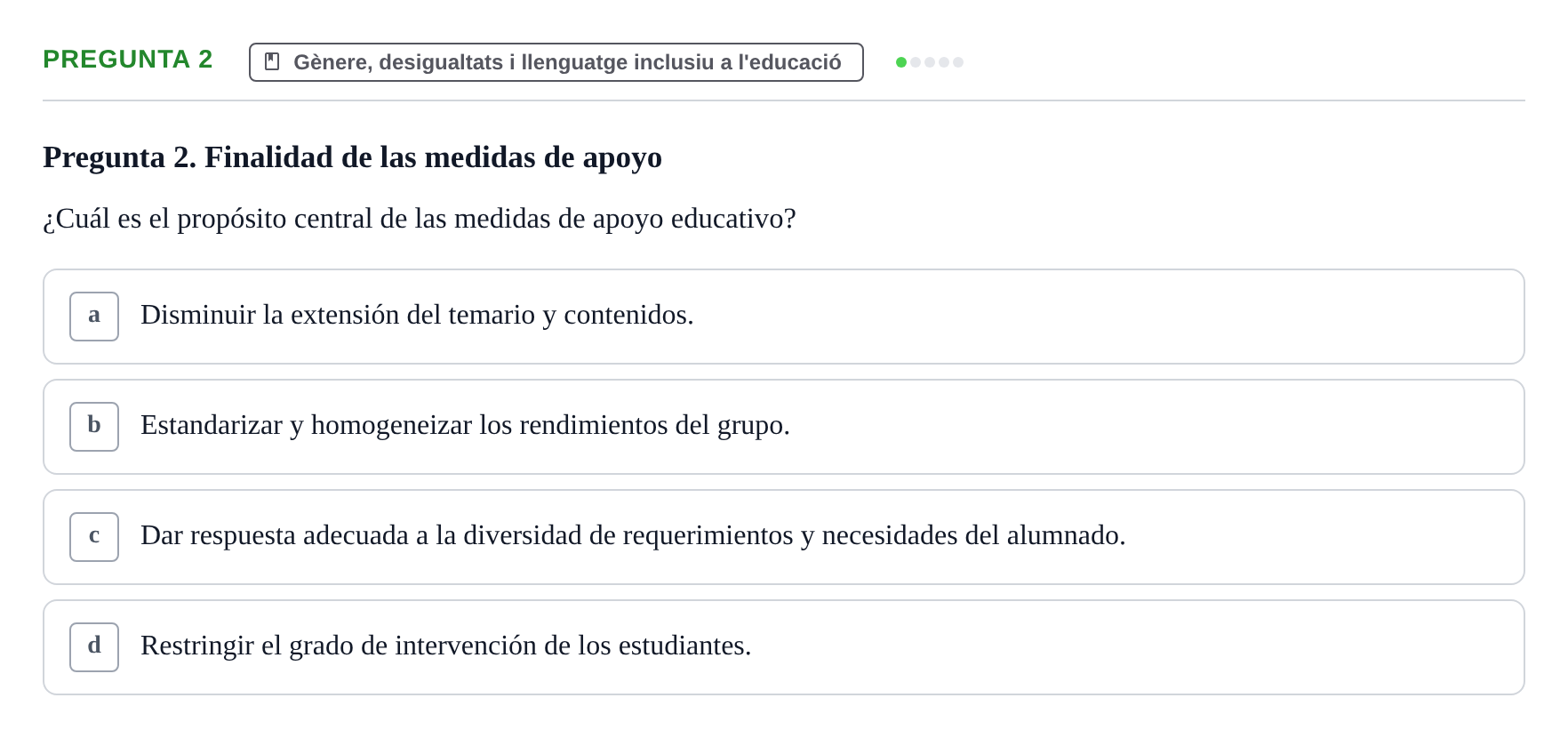 Enunciado: Pregunta 2