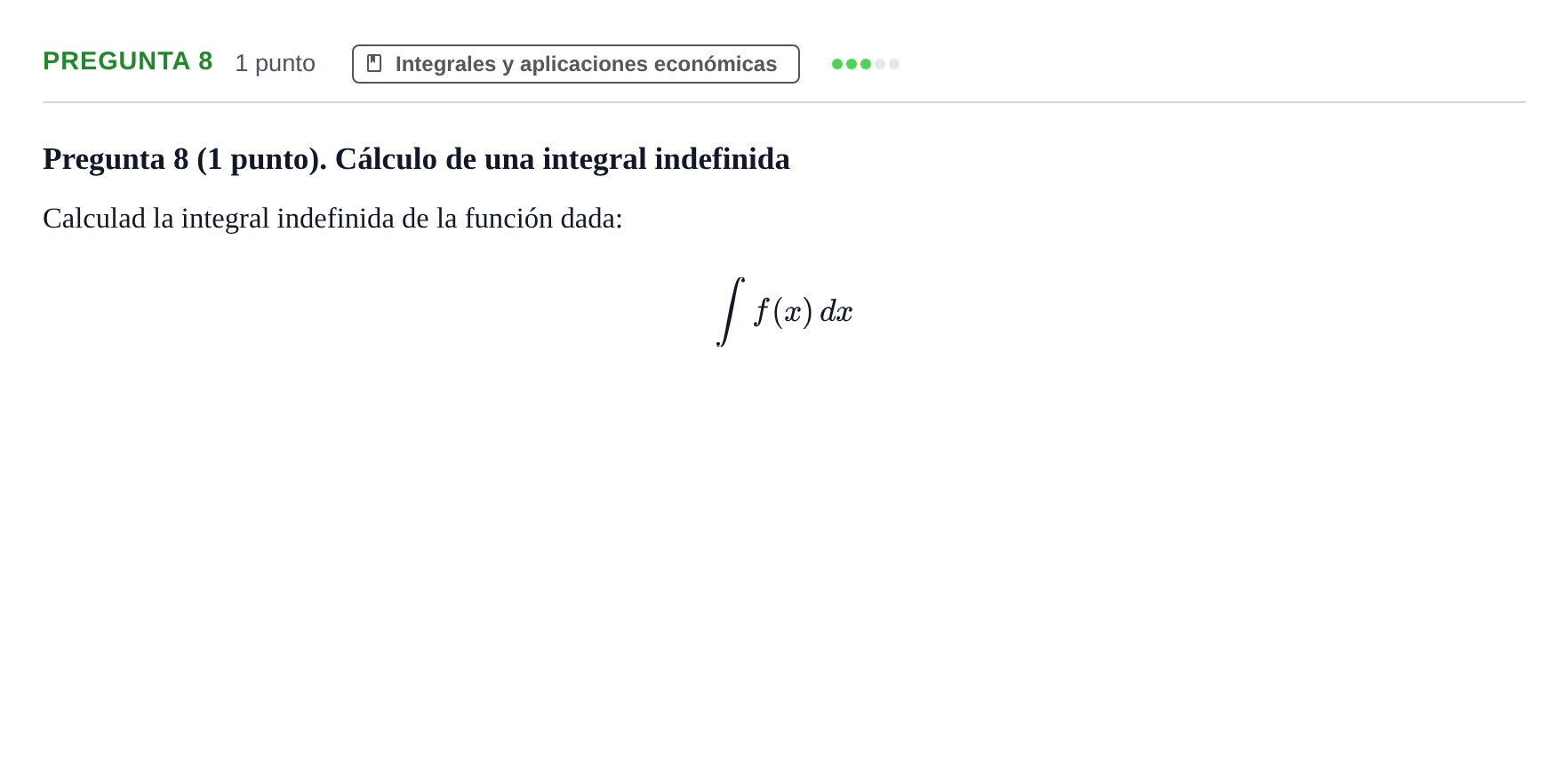 Enunciado: Pregunta 8 · Fundamentos de Matemáticas UOC 2020