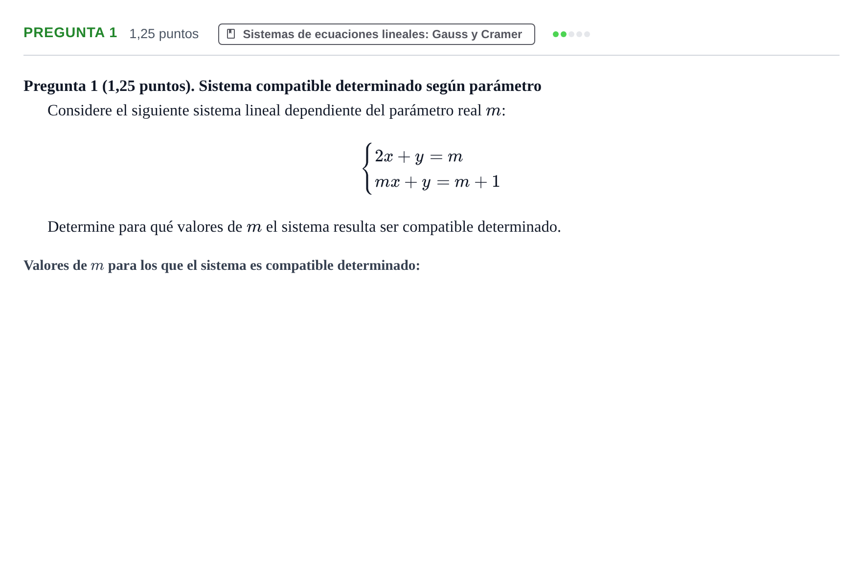 Enunciado: Pregunta 1 · Fundamentos de Matemáticas UOC 2020
