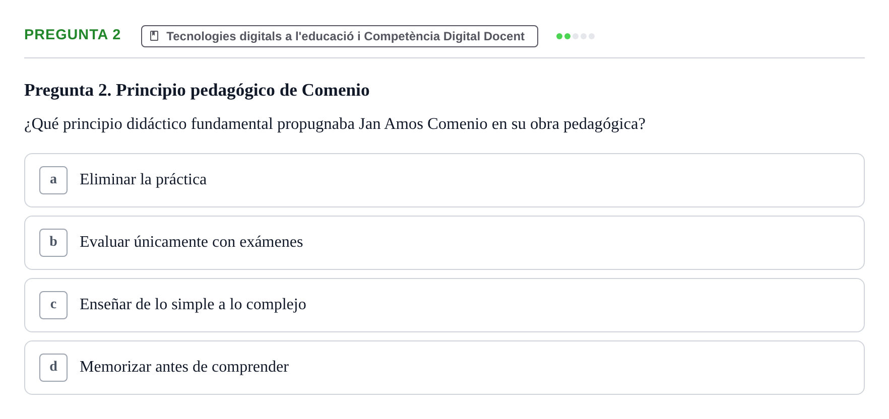 Enunciado: Pregunta 2