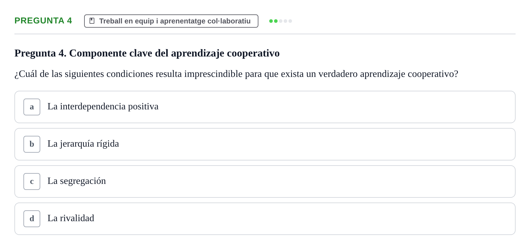 Enunciado: Pregunta 4