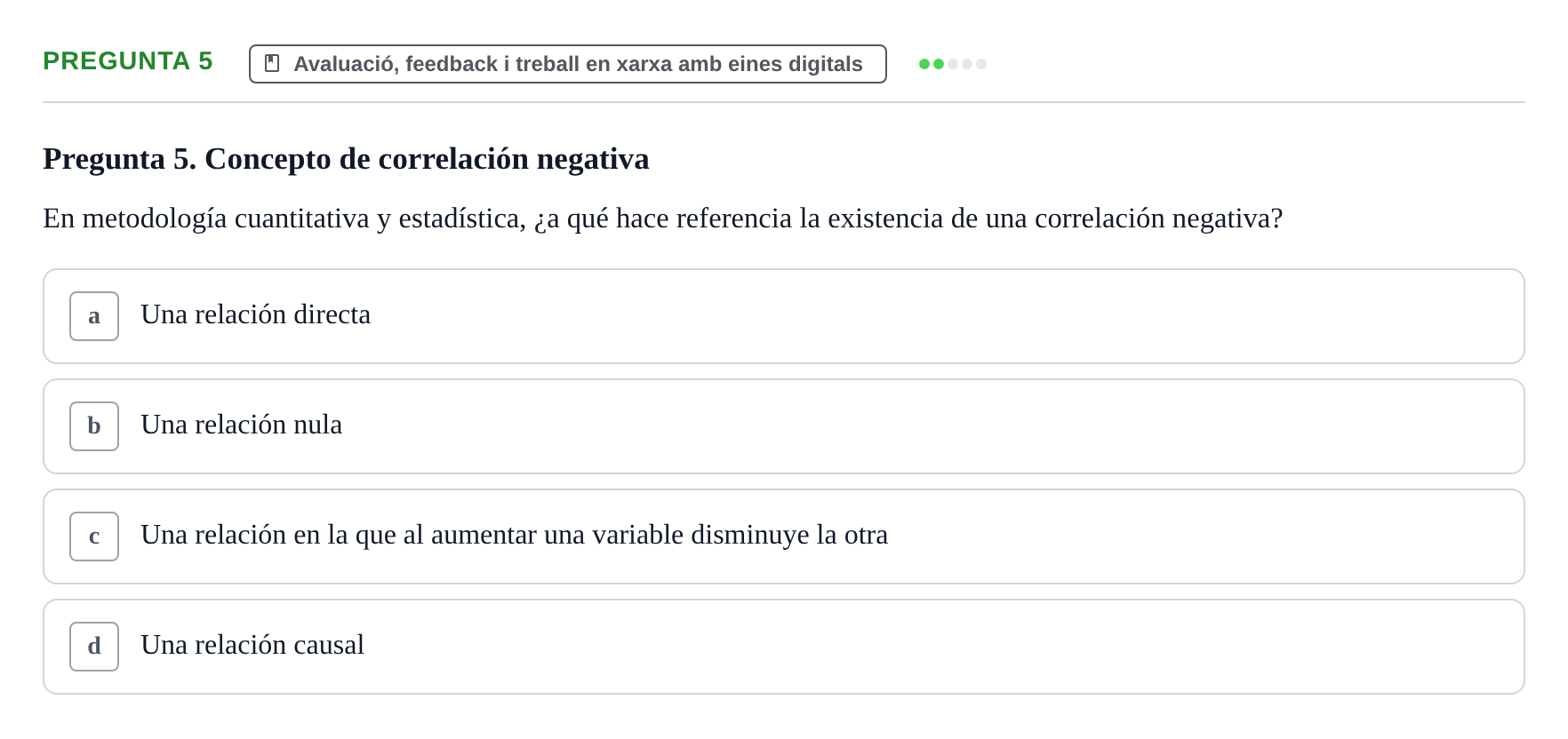 Enunciado: Pregunta 5