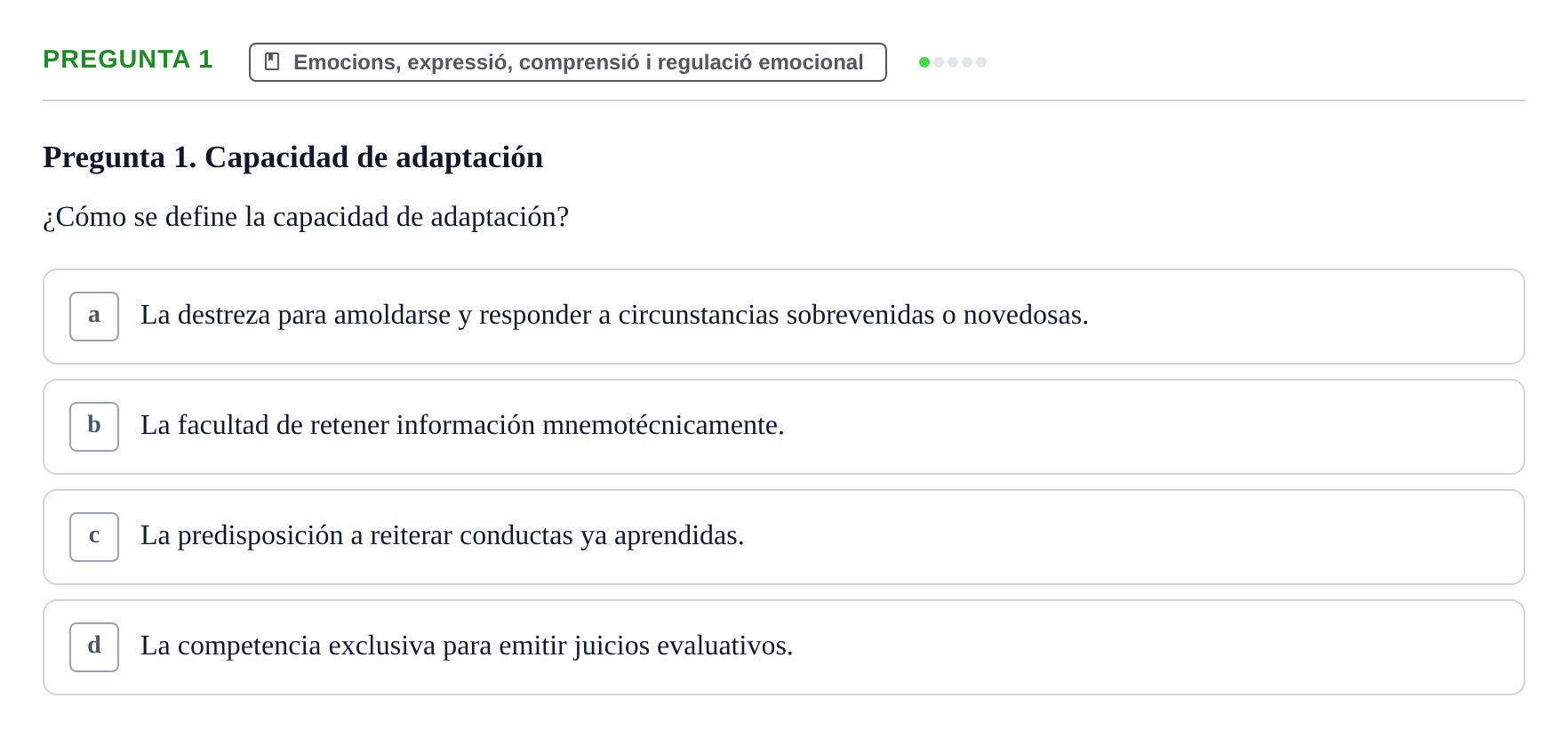 Enunciado: Pregunta 1