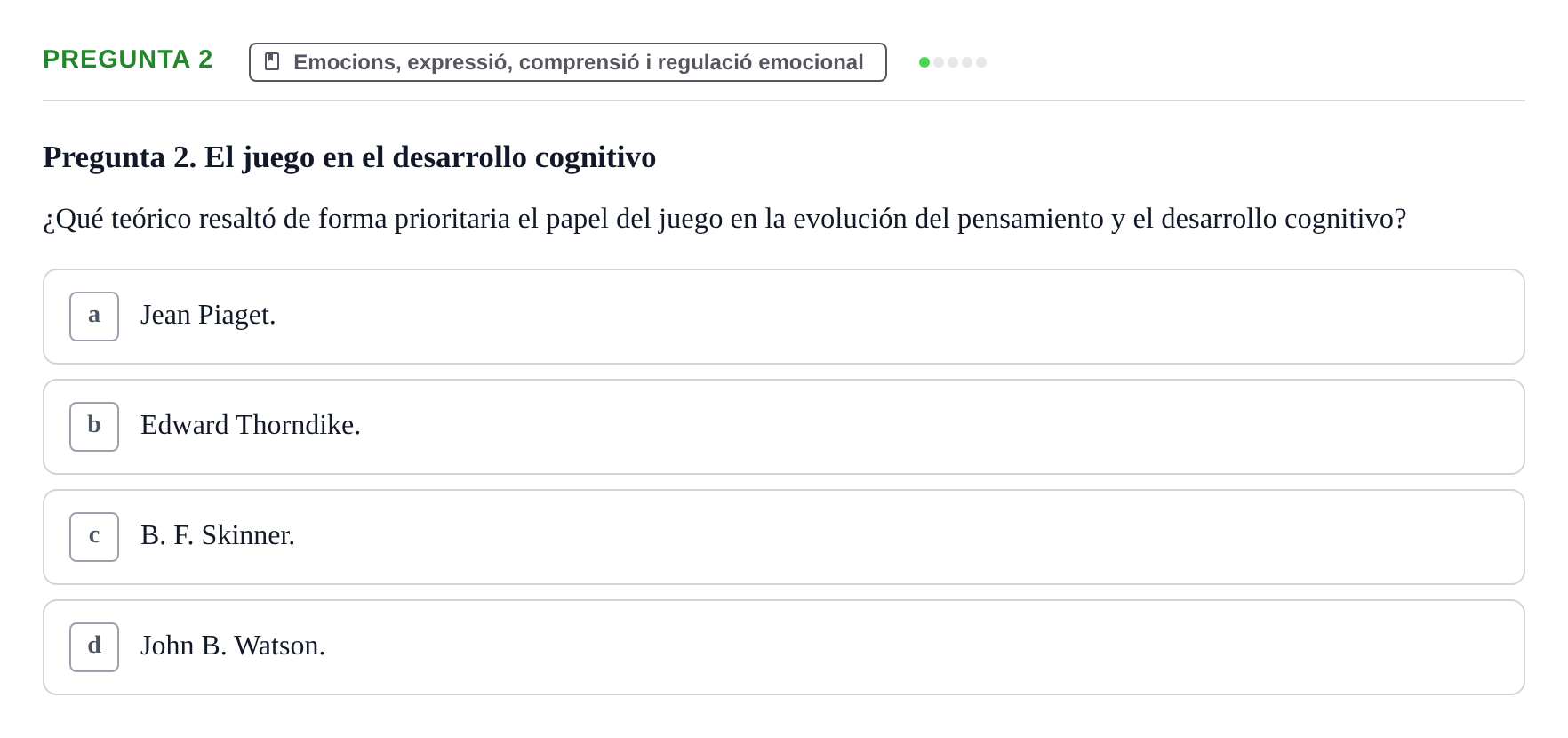 Enunciado: Pregunta 2