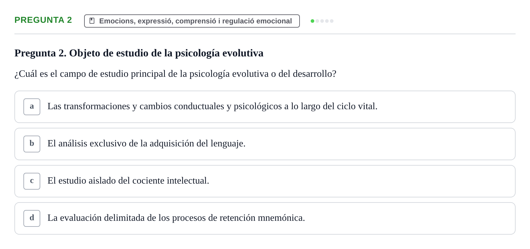 Enunciado: Pregunta 2